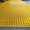Corrosion resistant fiberglass grating for lawn use